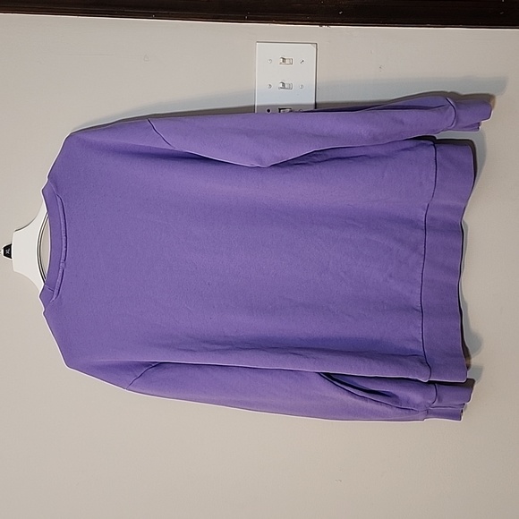 Adidas Originals Graphic Crewneck Unisex Lilac Sweatshirt L - Picture 4 of 8